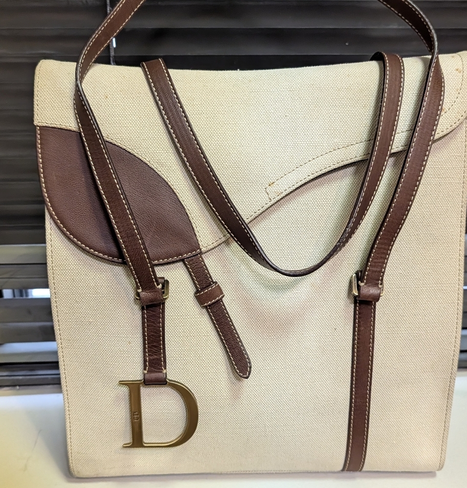 Christian Dior Saddle Tote.